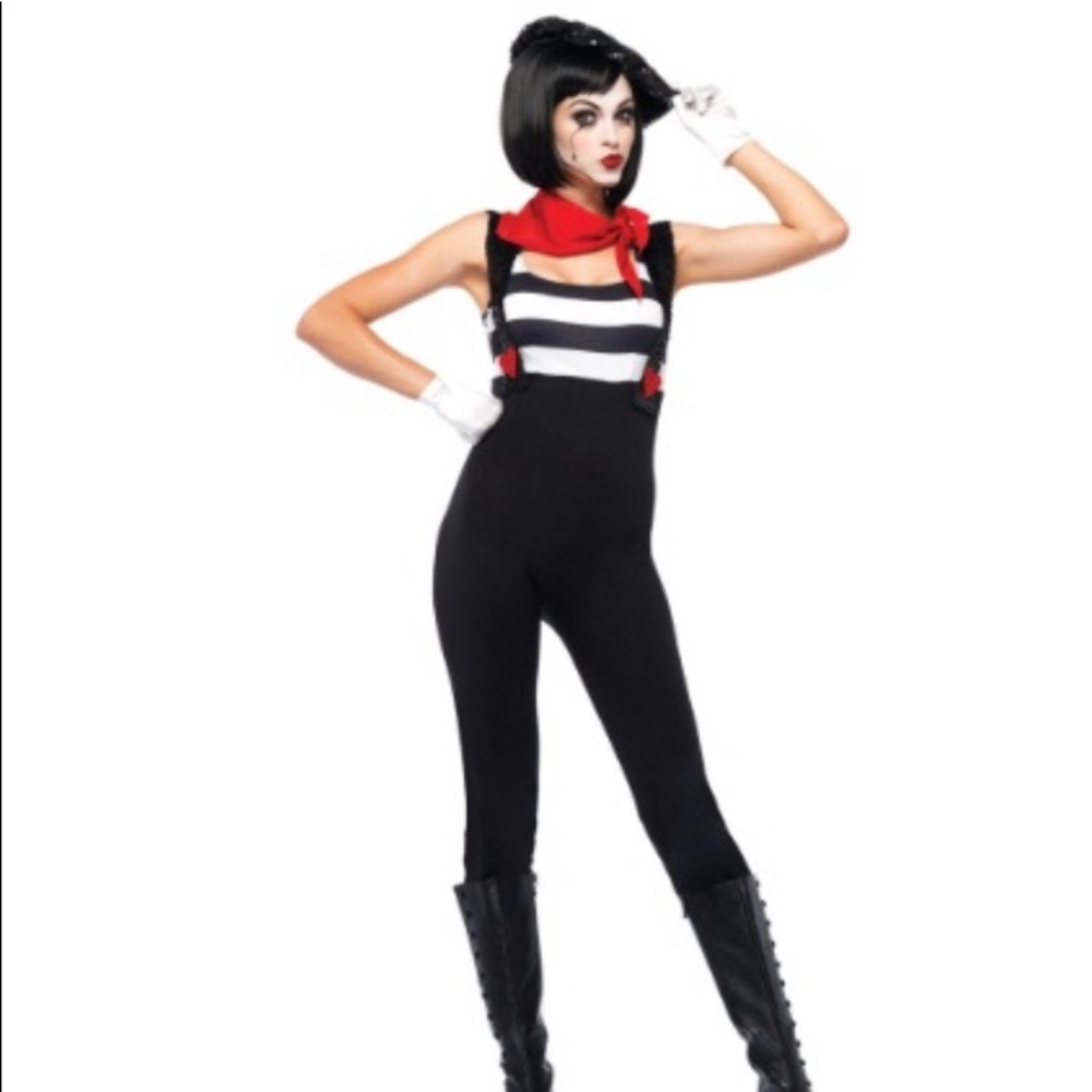 HALLOWEEN..MARVELOUS MIME ADULT COSTUME COMES